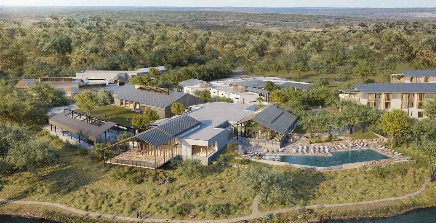 Lake Flato-designed Canyon Ranch wellness resort site